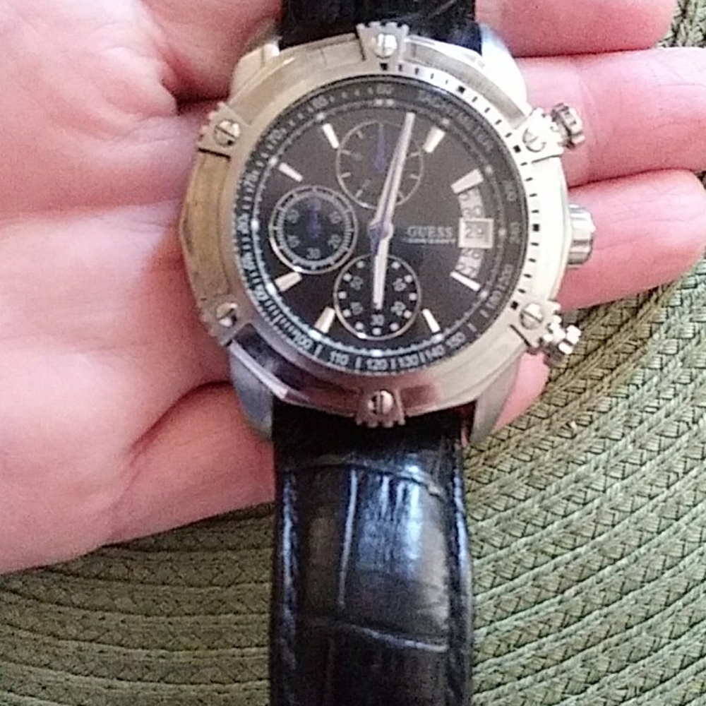 Guess men's watch U 16518g2 silver